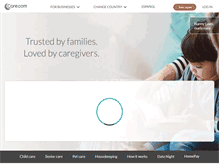 Tablet Screenshot of care.com
