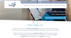 Desktop Screenshot of care.be